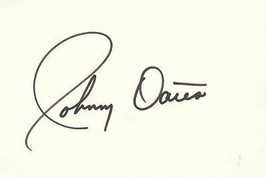 Johnny Oates Signed 4x6 Index Card Rangers Yankees Dodgers - £15.47 GBP