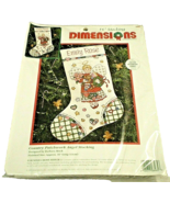 DIMENSIONS Cross Stitch 8465 Country Patchwork Angel 16&quot; CHRISTMAS STOCK... - £29.02 GBP