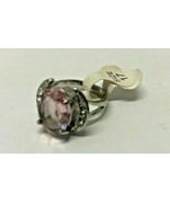 NEW Pink Topaz with Crystals Women&#39;s Large Stone Size 7 US Ring - $150.76 MXN