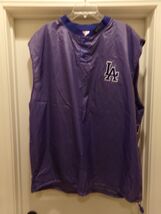 LA Dodgers Blue Sleeveless Batting Practice Pullover Nylon Jacket Size (... - $21.77