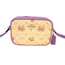 Coach CAT03 Signature Floral Print Jamie Camera Bag Crossbody Handbag Sa... - $151.10