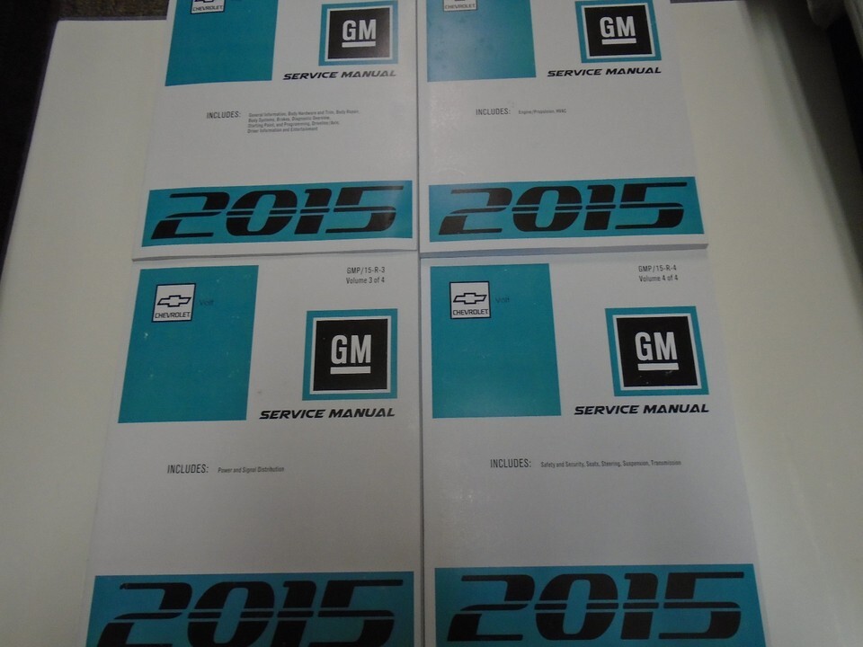 Manuel D&#39;Atelier De Réparation Chevrolet Volt 2015 Neuf GM - $521.27