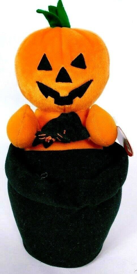 Primary image for Kellytoy Halloween Pumpkin Jack O Lantern Plush Stuffed Animal 11.5" 