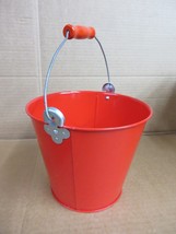 Vintage Red Schylling Tin Pail Sand Bucket 1996    3 - £28.97 GBP