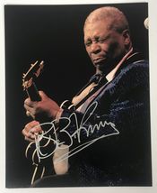 B.B. King (d. 2015) Signed Autographed Glossy 8x10 Photo - Lifetime COA - £235.67 GBP