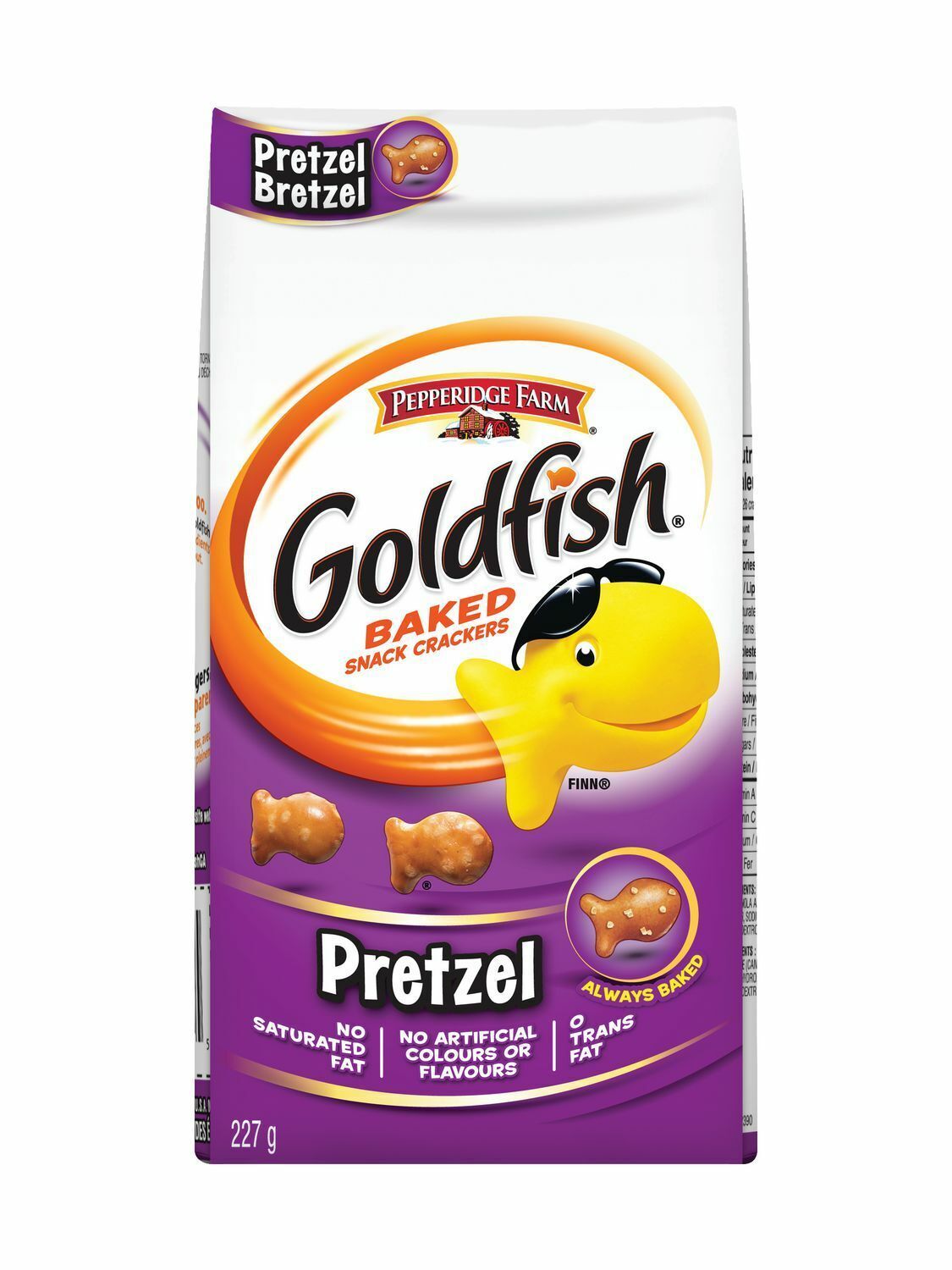 3 bags Goldfish Baked Pretzels Crackers 227g Each, From Canada, Free Shipping - $27.09