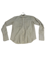 Giorgio Armani Shirt Mens 16/41 Large Gray Stripe Button Down Collezioni... - $46.59 CAD