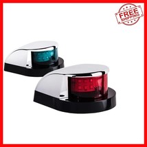 LED Boat Navigation Light - Red &amp; Green Bow Light for Pontoons, - $905.69 MXN