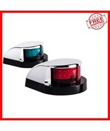 LED Boat Navigation Light - Red &amp; Green Bow Light for Pontoons, - $899.23 MXN