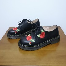 Spring New Genuine leather Rose Dragon Embroidered Martin boots Fashionable Flat - £118.01 GBP