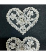 Embroidered Rebrodè Application In Tulle Lace 7 Cm Sweet Trims 13424 - $3.26