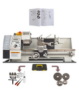 Metric Metal Lathe 8X16&quot; Precision Bench Lathe 900W Brushless Motor Turn... - €998,08 EUR