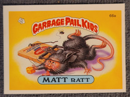 1985 Topps Garbage Pail Kids Series 2 #66a Matt Ratt - £3.96 GBP