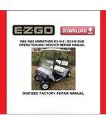 EZGO GX-440 GX-444 (1985-86) Gas Golf Cart Service Repair Manual - $20.00