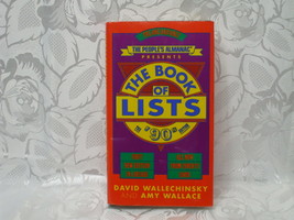 The People&#39;s Almanac  Book Of Lists 90&#39;s Edition Hardcover With Dust Jacket - £9.39 GBP