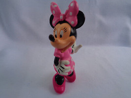 Disney Minnie Mouse PVC Figure or Cake Topper Pink Outfit Hand on Hip - £2.03 GBP