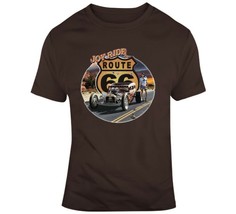 Joy Ride Rat Rod On Route 66 T Shirt - £21.01 GBP