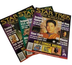 Y2K Star Trek Magazine Lot of 3 Issues Illustrated DS9 Visual Effect Bri... - $20.14