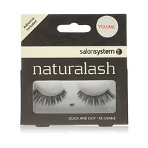 Salon System Naturalash Quick and Easy Re-Usable Black 107 Lashes  - $15.00