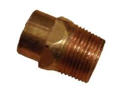 Elkhart 104 Copper  3/4&quot; Male Adapter - Thread to Solder  O.D Size 7/8&quot; x 3/4&quot; - £11.66 GBP