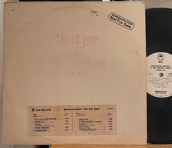 Southside Johnny &amp; The Asbury Jukes Live At The Bottom Line Vinyl LP Promo WLP - $14.99