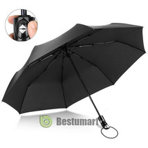 Auto Open/Close Folding Umbrellas Oversize Large Rain Golf Men Women Travel - £23.97 GBP