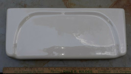 20LL50 TOILET TANK LID: VITRO MEX, 2 HAIRLINE CRACKS, FAIR CONDITION - $18.61