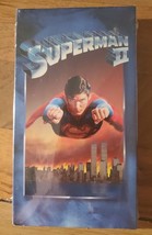 Superman II 2 VHS Movie DC Comics New Factory Sealed w/ Watermark WB Video 2001 - £13.03 GBP