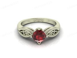 Solid 925 Silver Garnet Mozambique Gemstone Handmade Designer Women Ring Jewelry - £43.32 GBP