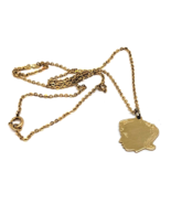 Vintage Necklace with GIRL Charm 1/20 12K GF - $19.99