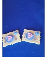 Fisher Price Loving Family Dollhouse Kitchen Dessert Cake 2 Plates Yello... - $13.67 CAD