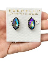 0.75&quot; Drop Venice Blue Collection Crystal Elegant Classic Earrings By Sorrelli - £55.90 GBP