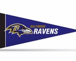 Baltimore Ravens NFL Felt Mini Pennant 4&quot; x 9&quot; Banner Flag Souvenir NEW - $3.59