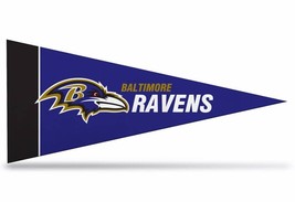 Baltimore Ravens NFL Felt Mini Pennant 4&quot; x 9&quot; Banner Flag Souvenir NEW - £2.82 GBP