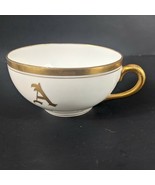 Gold Rim Tea Cup &quot;A&quot;  and 3 Leaf Clover - $32.89