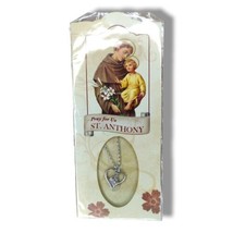 St. Anthony of Padua Necklace Prayer Medal Franciscan Friars NEW 1F - £9.39 GBP