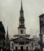 New South Church Summer Street Boston 1925 Print Historical Massachusett... - £29.46 GBP