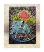 Vintage Pokemon TV Animation Series Card #02 Ivysaur Holo-Black Topps-(1... - $10.89