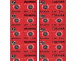 Toshiba LR41 Battery 3V Battery 1.5V Alkaline (100 Batteries) - £6.38 GBP+