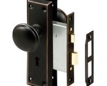 Prime-Line E 2495 Mortise Keyed Lock Set with Classic Bronze Knob  Perfe... - $49.99