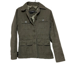 Me Jane Army Green Parka Jacket Small Size - Very Warm Stylish - $18.00