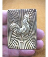 (B-BIRD-804) Rooster game bird cock love roosters chicken rectangle pin ... - €18,23 EUR