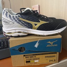 Mizuno WAVE RIDER 19 Men&#39;s Running Shoes Sports Shoes [US 6.5] NWT J1GR160376 - £56.56 GBP