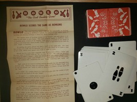 *Vintage 1957 Bowlo Card Game - W/BONUS &#39;56-57 American Bowling Congress Patch* - £11.77 GBP