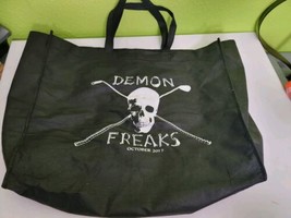Demon Freaks Mesh Shopping Bag Black White 21&quot; X 17&quot; - £23.05 GBP