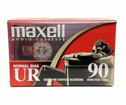 Maxell Audio Cassette UR 90 Minute Normal Bias Tapes Lot of 3 - £7.73 GBP