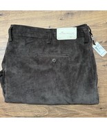 NWT $185 Peter Millar Nanoluxe Soft Corduroy Pants 50x33 Coco Brown MF15B91 - $108.23 CAD