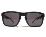 Oakley Sunglasses Holbrook OO9102-01 Polished Black Frames Warm Gray Lenses - £73.69 GBP