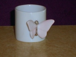 Gerold Porzellan Pink Butterfly Handle Miniature Cup Bavaria West Germany - £10.19 GBP