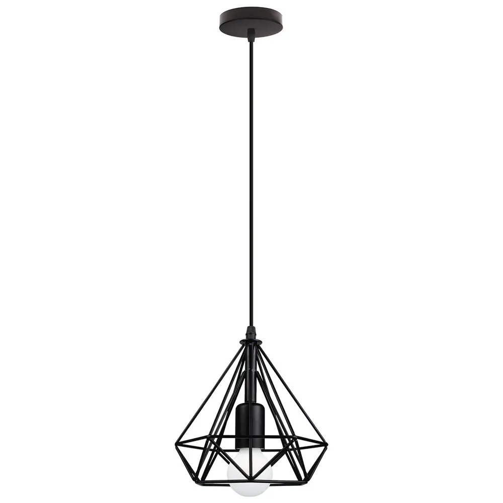 T light iron minimalist metal cage pendant hanging lamp living room restaurant shop bar thumb200